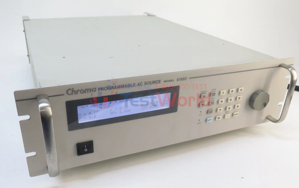 Chroma 61602 - Programmable AC Source 1KVA, 0-150V/0-300V/Auto - Image 1 of 4