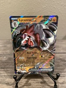 Pokémon TCG Lycanroc ex Scarlet & Violet - Paldea Evolved 117/193 Holo-NM! - Picture 1 of 8
