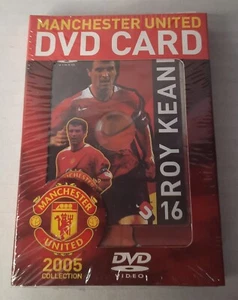 MANCHESTER UNITED COLLECTORS DVD CARD 2005 NEW Roy Keane New Sealed - Picture 1 of 4