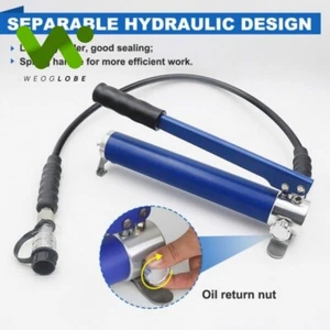 Hose Crimper High Pressure Hydraulic Hose Crimping Handheld with 7 Sets of Dies - Picture 1 of 7