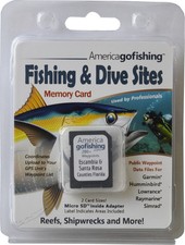 Escambia and Santa Rosa Counties Fishing & Dive Sites Memory Card