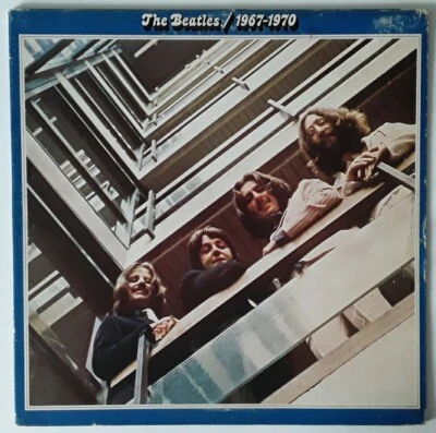 Beatles Capitol Records SKBO-3404 SEBX Matrix 1967-1970 Vinyl 2LP Blue Sleeves - Image 1 of 4
