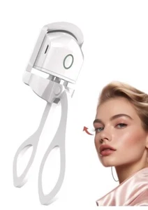 Rizador de pestañas eléctrico de larga duración USB recargable herramienta de rizado de maquillaje - Imagen 1 de 5