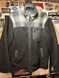 PENDLETON Men's Livingston Faux Shearling Fleece Zip Jacket - Size XL - Picture 1 of 4