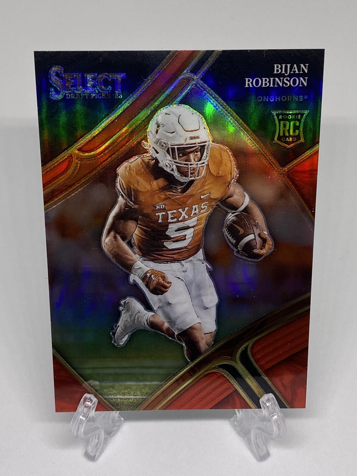 BIJAN ROBINSON 2023 Select Draft Picks Field Level Red Prizm RC SP 013/149 ATL