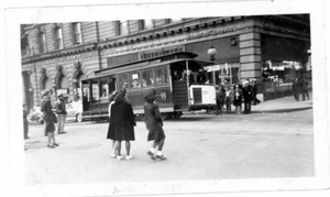 Coche de ferrocarril de calle Photo Market de los años 1930-40 515 Washington-Jackson San Francisco - Imagen 1 de 8