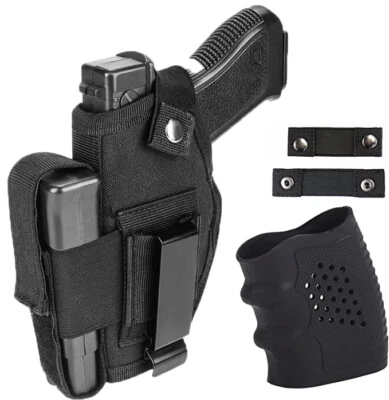 Universal Concealed Carry Gun Holster for Pistols With Rubber Grip Glove Sleeve - Image 1 of 4