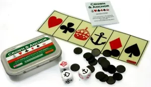 Pocket / Travel Crown & Anchor Dice Game - Picture 1 of 2