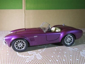 446Z Vintage Burago 0513 Italia Shelby Cobra 427 S/C Ragno 1965 Viola 1:24 - Foto 1 di 14