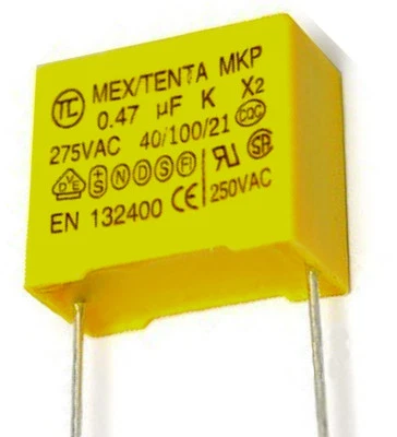 Condensador 0,47μF 275V repuesto para cafetera Senseo® 7810,7820,7840 entre otros Foto 1 de 4