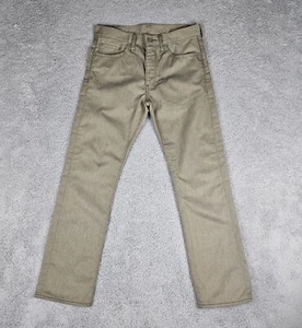Levi’s 513 Men’s Slim Straight Jeans 31x30 Light Olive Green Stretch NWOT - Picture 1 of 9