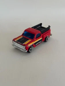 Vintage Zee Toys Red With Graphics Chevrolet Pickup Stepside Pickup with Rack - Picture 1 of 6