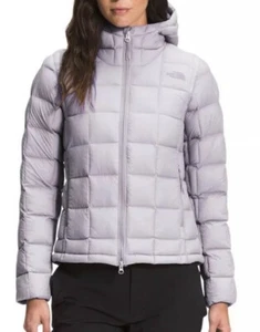 The North Face Women's ThermoBall Super Hoodie In Minimal Grey Sz L NWT - Picture 1 of 12