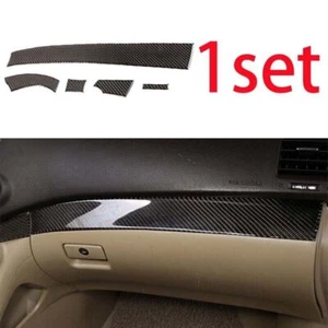 For Toyota Highlander 2009-2013 Co-Pilot Dash Strip Trim Real Carbon Fiber 5Pcs - Picture 1 of 8