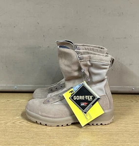 GENUINE US ARMY BELLEVILLE 790V GORETEX BOOTS DESERT NEW !!!!! US 11R - UK 10 - Picture 1 of 7