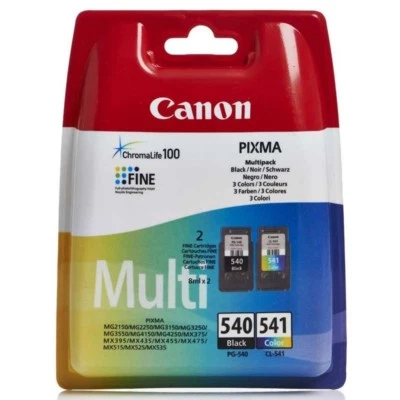Canon PG-540 / CL-541 MultiPack Tintenpatrone bis zu 180 Seiten - Bild 1 von 2
