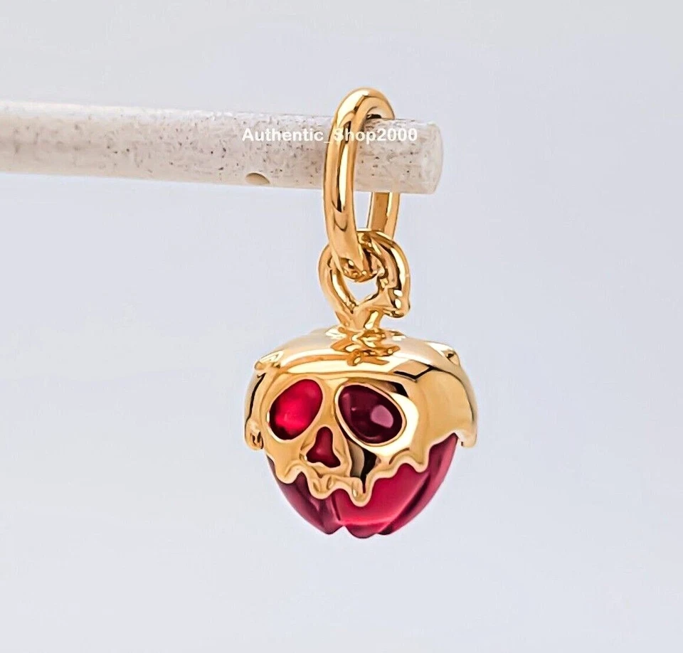 Dije colgante 100 % auténtico de Pandora villanos de Disney reina malvada manzana 763421C01 Foto 1 de 4