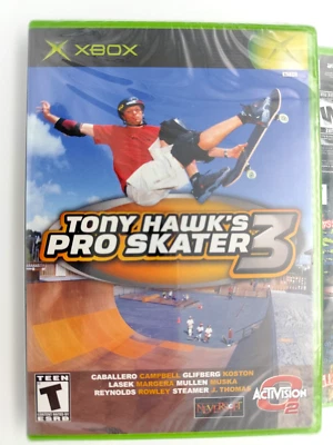 Tony Hawk's Pro Skater 3 (Microsoft Xbox, 2002) Black Label NEW Factory Sealed! - Image 1 of 4