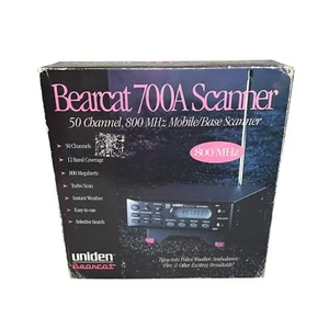 Escáner móvil Uniden Bearcat BC700A 50 canales nuevo caja abierta - Imagen 1 de 9