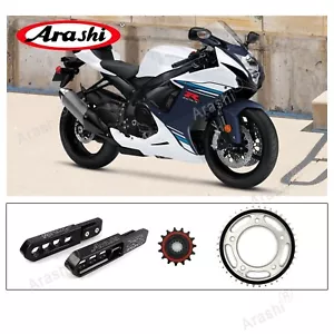 Brazo basculante Arashi y piñón delantero 16T trasero 43T para Suzuki GSXR600 2011-2020 - Imagen 1 de 11