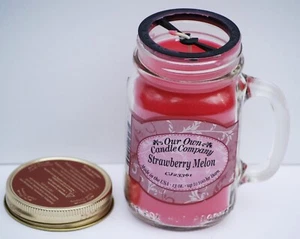 Melón fresa 13 oz. Candle Mason Jar de Our Own Candle Company - Imagen 1 de 9