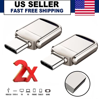 2x 1TB 2TB Type C USB 3.0 Flash Drive Thumb Drive Memory Stick for PC Laptop New - Image 1 of 4