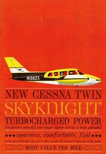 1961 Cessna Skyknight Aircraft ad 7/1/2024a - Picture 1 of 7