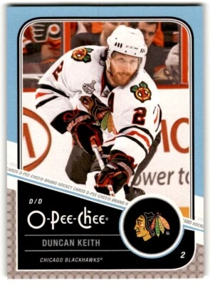 Duncan Keith 2011-12 O-Pee-Chee Playoff Beard #4 Chicago Blackhawks - Image 1 of 2