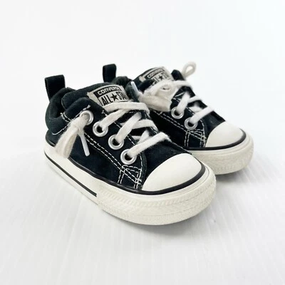 Zapatillas deportivas Converse Chuck Taylor All Star Street Ox negras para niños pequeños Zapatos Infantil 4 Foto 1 de 4