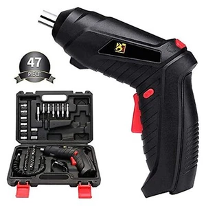 Electric Screwdriver 3.6v Cordless Screwdriver Rechargeable With 44pcs Screwdriv - Picture 1 of 6