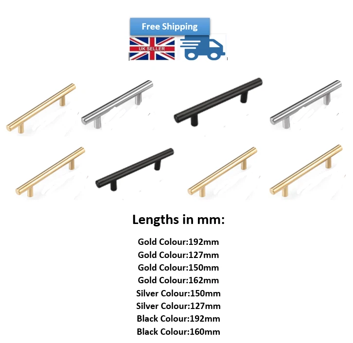 15x Cabinet door Handles, Drawer handles, cupboard handles and wardrobe handles - Image 1 of 1