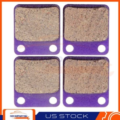 Se adapta a Kawasaki KVF300A 1999-2002 4x4 Prairie 300 2 pares de pastillas de freno delanteras/traseras Foto 1 de 4