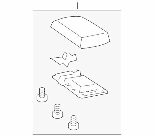Reposabrazos genuino GM 2006-2016 Chevrolet Impala Limited Impala titanio 15779836 Foto 1 de 2
