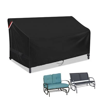LOENEL Outdoor Loveseat Cover Waterproof 2-Person Outdoor Glider Bench Cover for Pat...