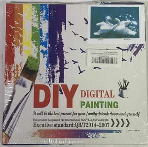 DIY Painting Picture Canvas Oil Paint By Numbers Kits Art Wall Decor Frameless - Picture 1 of 2