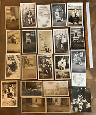 PHOTOS ORIG Vtg DOGS Puppies Afghan Collie Terrier Pom People LOVE 1900s.....