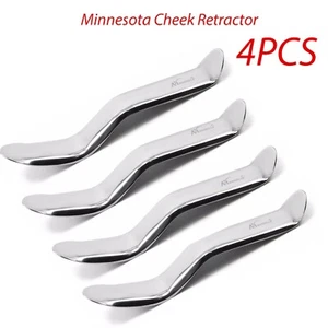 4 PCS Minnesota Cheek Retractors Surgical Dental Instruments - Picture 1 of 3