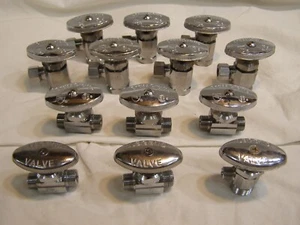13 Unused NOS Shutoff Valves 11 BrassCraft 3 Legend All but 1 are 3/8" x 1/2" - Picture 1 of 12