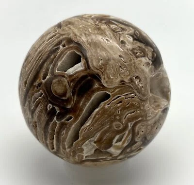 FM0999 Aragonit Edelstein Kugel 6,7cm 0,32kg Kristall Heilstein  - Bild 1 von 3