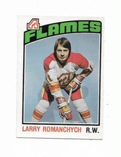 1976-77 OPC:#281 Larry Romanchych,Flames