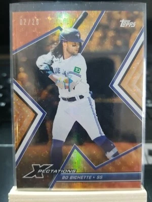 2023 Topps Xpectations Bo Bichette Citrus Foil /25 #43 - Image 1 of 2