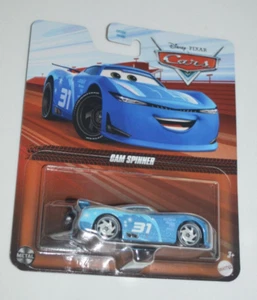 DISNEY PIXAR 2024 CARS 3 METALLO - LATTINA SPINNER BLU # 31 - Foto 1 di 5