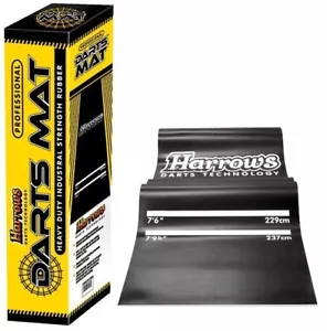 Harrows Pro Rubber Darts Mat 300 x 65cm - International Throw Lines - Distance - Picture 1 of 1