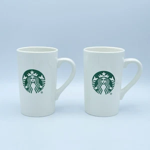 Menge 2 Starbucks groß weiß Keramik Becher 17,8 flüssige Unzen klassische Sirene 2017 neu ohne Etikett - Bild 1 von 10