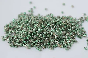 500x grüne Ziernieten Niete Krallennieten, Ø2.4 mm, diamantschnitt - runde Form - Picture 1 of 4