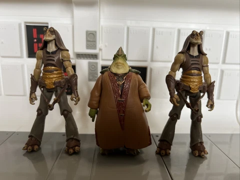 Star Wars Gungan Warrior Legacy Collection BD07 & boss nass 3.75” lot Cover