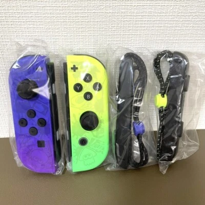 Nintendo Switch Splatoon 3 Edition Joy-Con Controller LR & Straps Game Console - Image 1 of 3