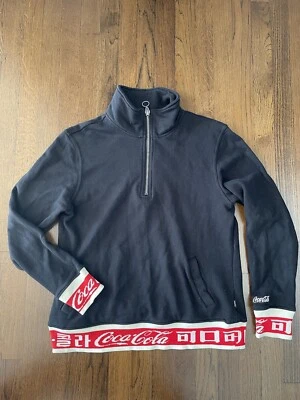 Coca Cola Been Trill Zip Pullover Sweatshirt Black Size Medium Coke Collab 2016 - Image 1 of 4