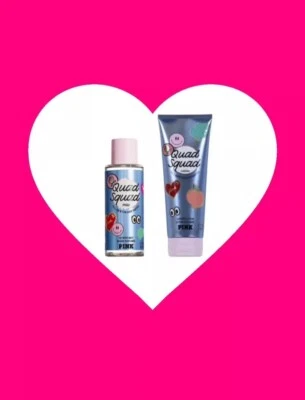 DOS💗Victoria's Secret💝ROSA QUAD ESCUADRÓN CONJUNTO Y NIEBLA Foto 1 de 2