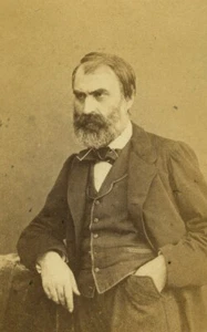 France Eugène Pelletan Journalist Politician Old CDV photo Nadar 1865 - Picture 1 of 3